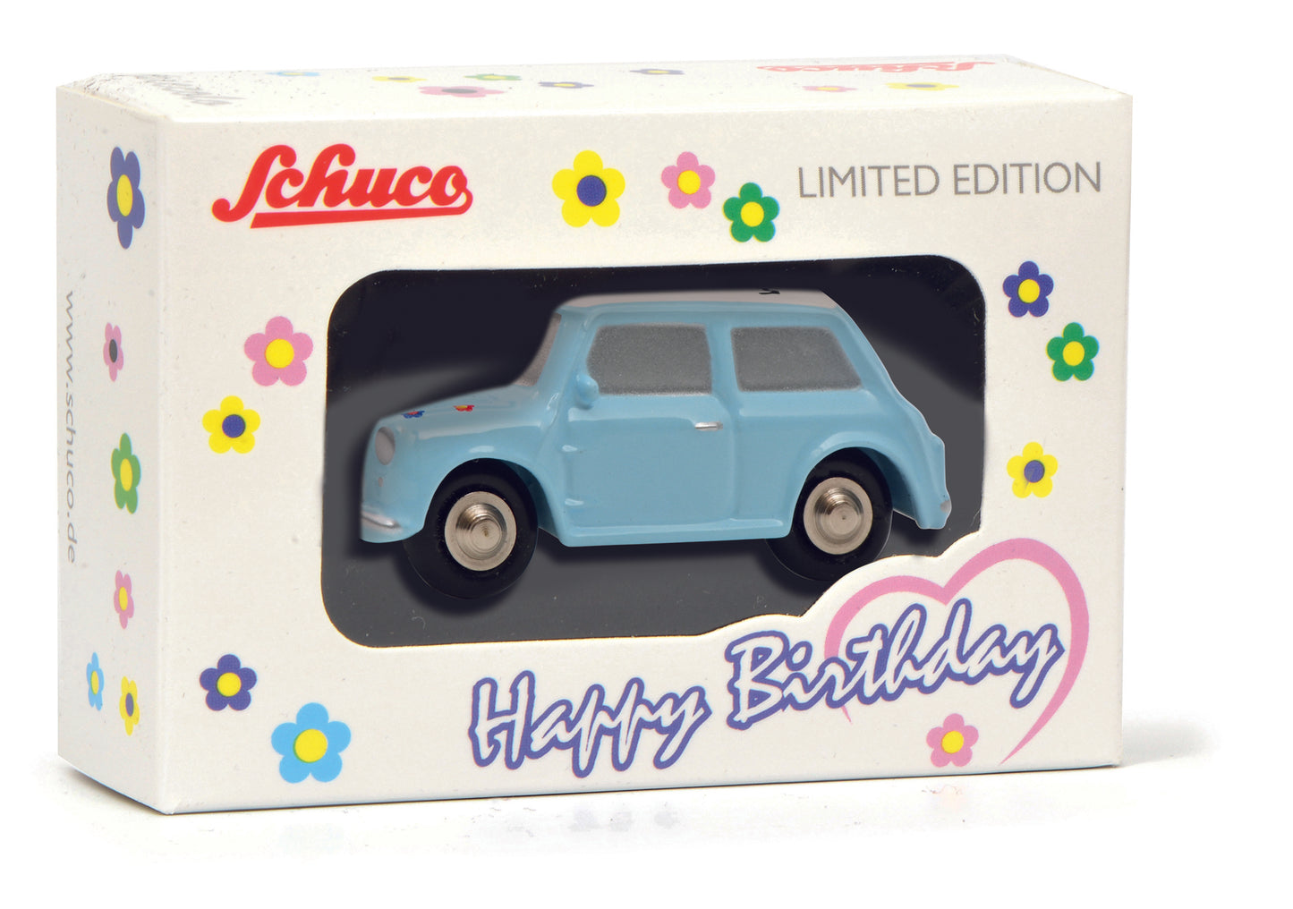 Schuco 450133800 - Pic.Mini Cooper BIRTHDAY 2022 EAN: 4007864056170, at Ajckids.com, authorized Schuco dealer for the USA.