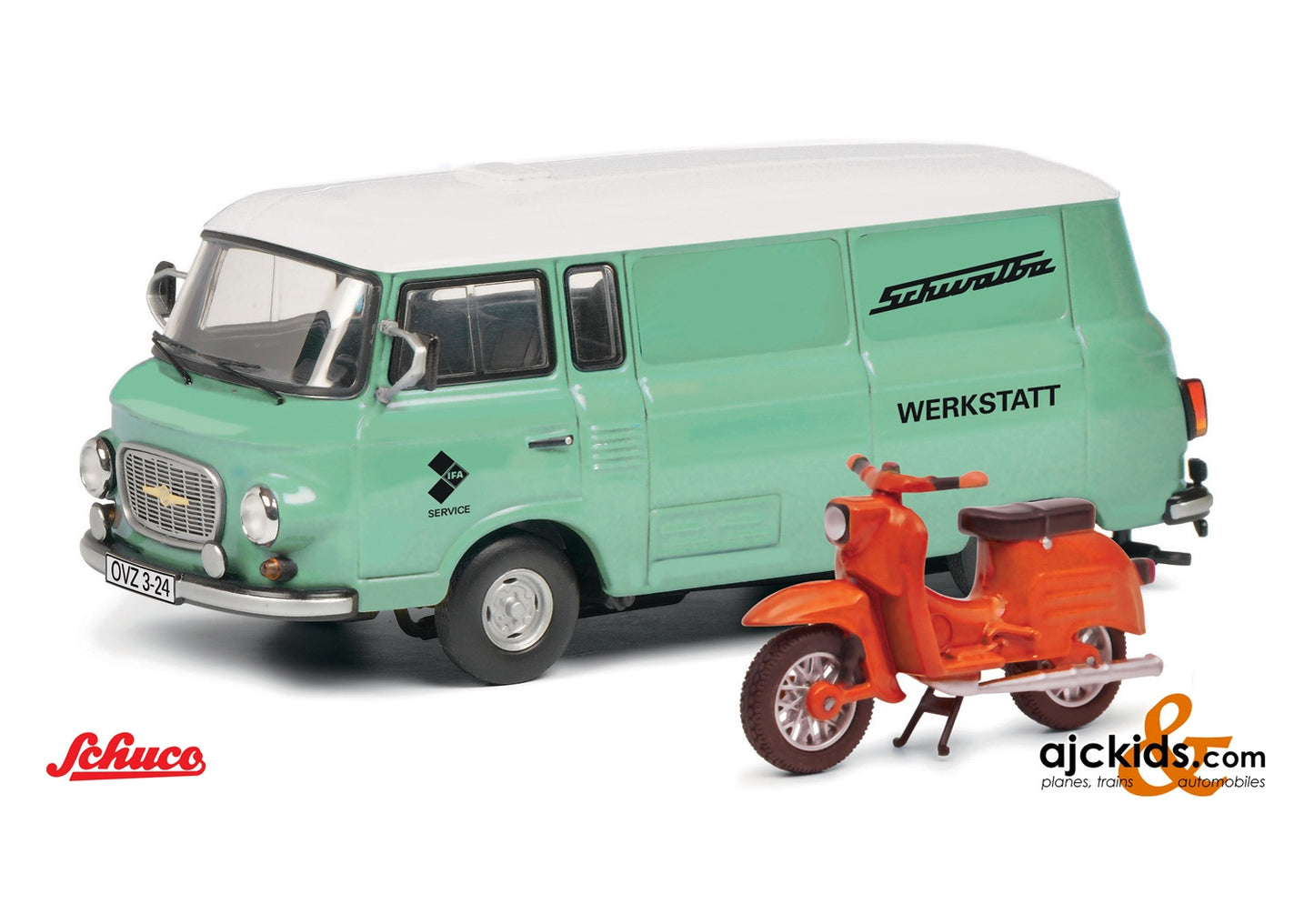 Schuco 450365400 - Barkas B 1000 WERKSTATT 1:43
