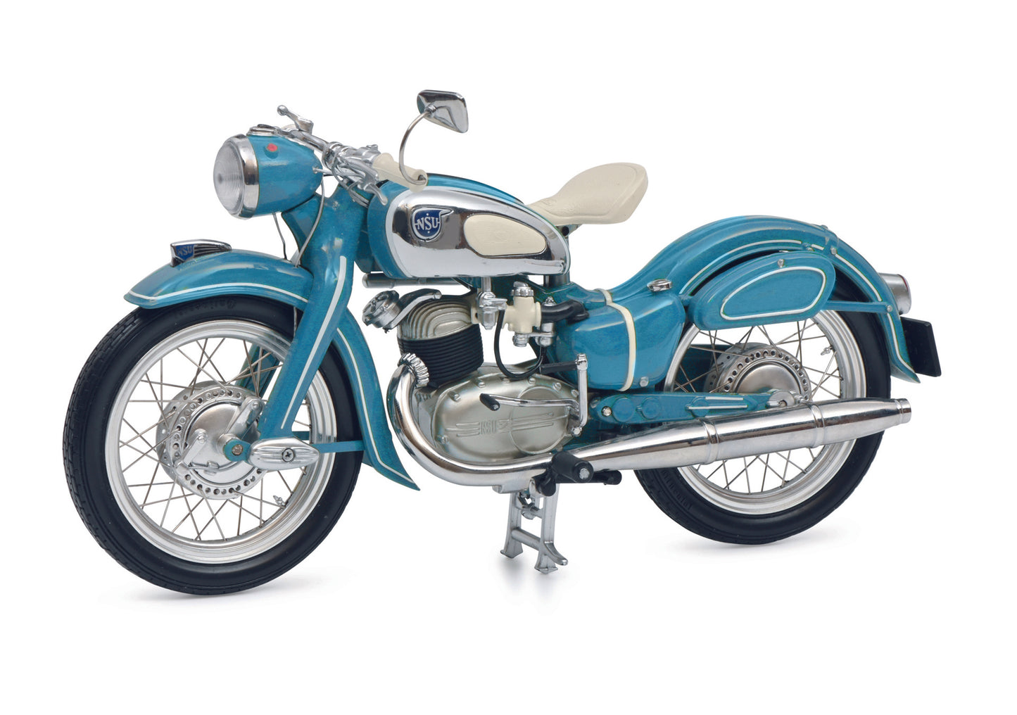 Schuco 450663300 - NSU Max hellblue met. 1:10 EAN: 4007864061389, at Ajckids.com, authorized Schuco dealer for the USA.