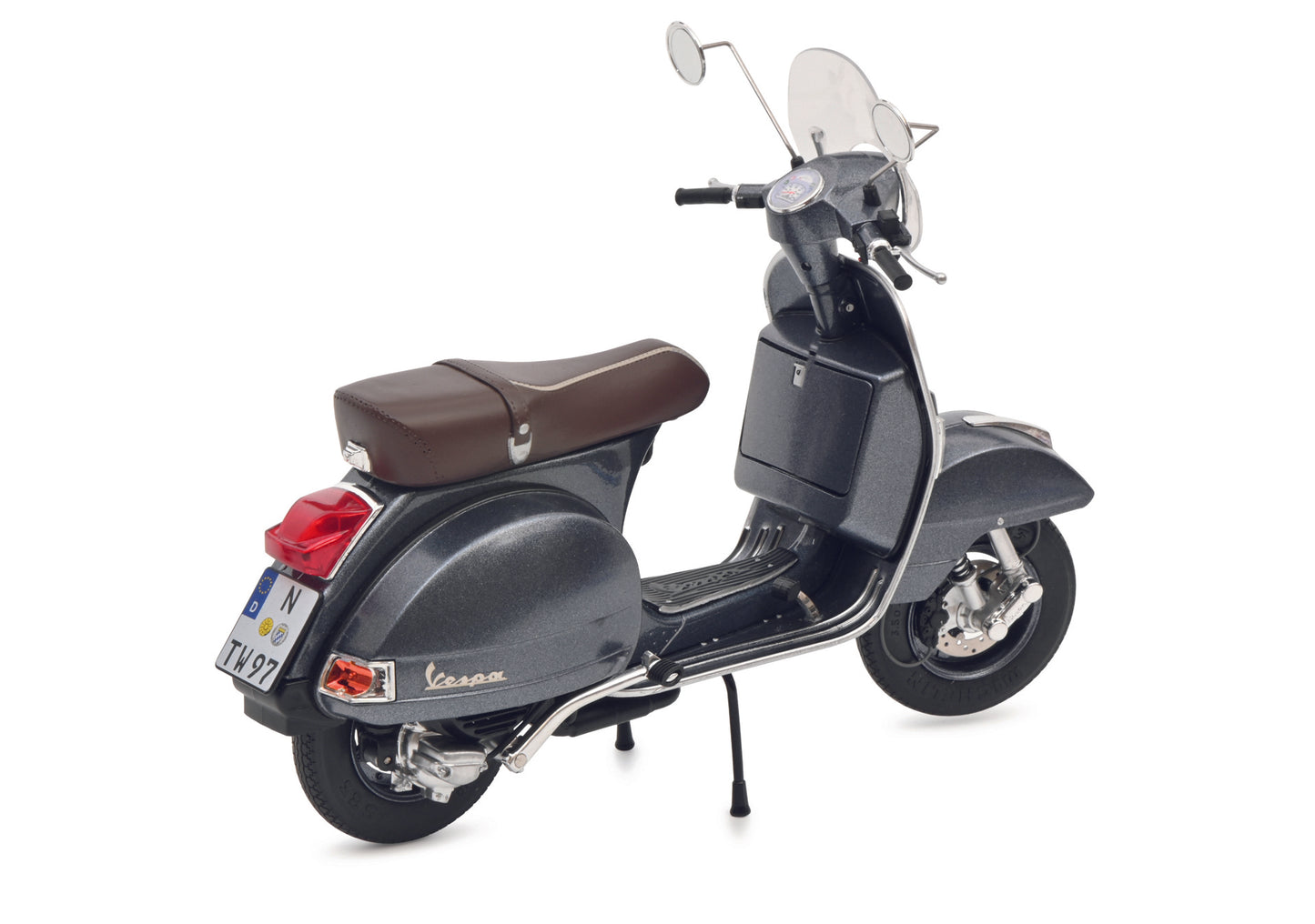 Schuco 450667300 - Vespa PX 125 grigio met.1:10 EAN: 4007864061501, at Ajckids.com, authorized Schuco dealer for the USA.