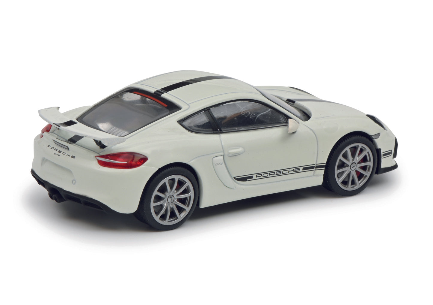Schuco 450758800 - Porsche Cayman GT4 white 1:43 EAN: 4007864060481, at Ajckids.com, authorized Schuco dealer for the USA.