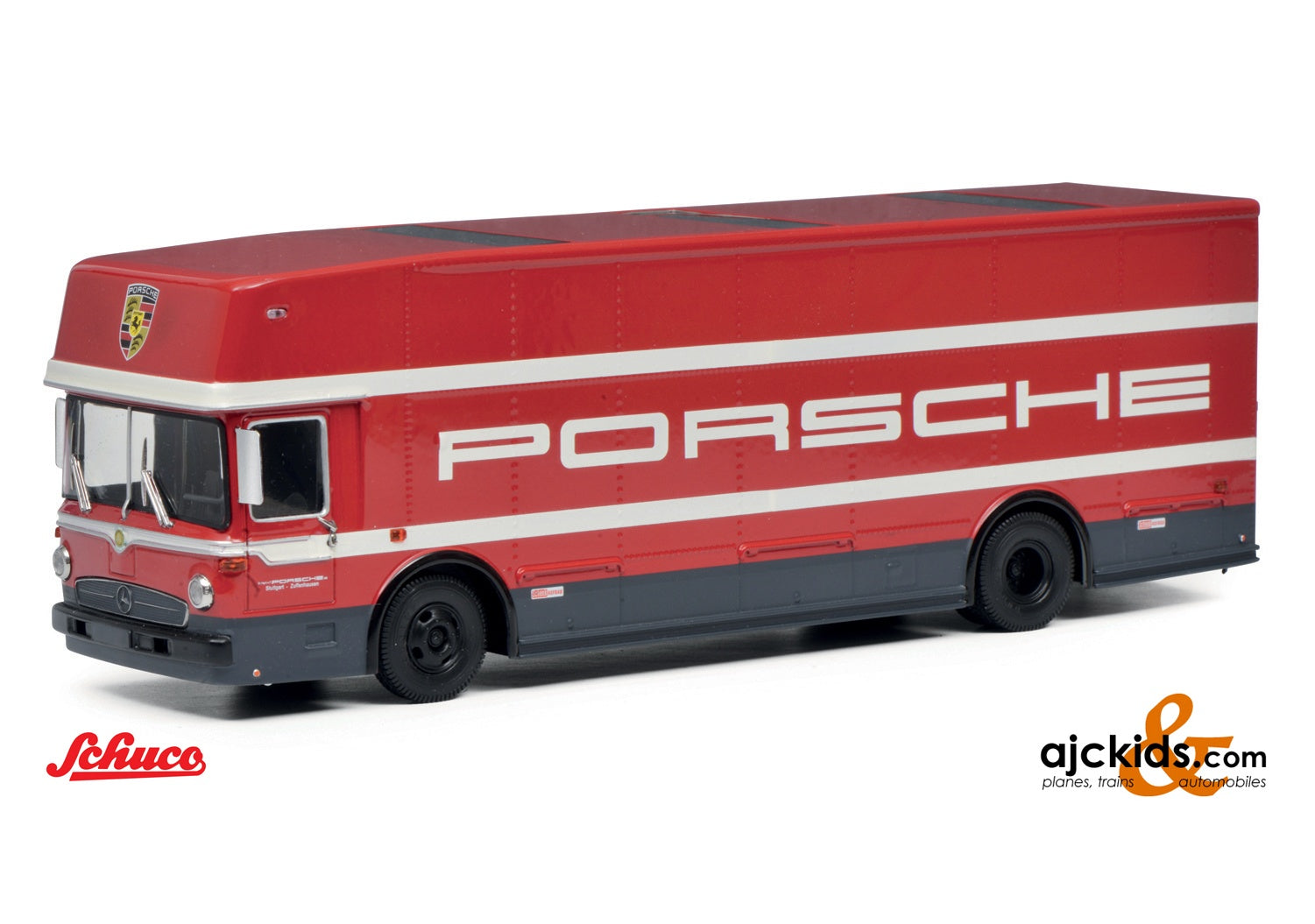 買い限定SCHUCO Porsche Renntransporter EDITION 1/18 ポルシェ ミニカー 中古 H6425736 乗用車