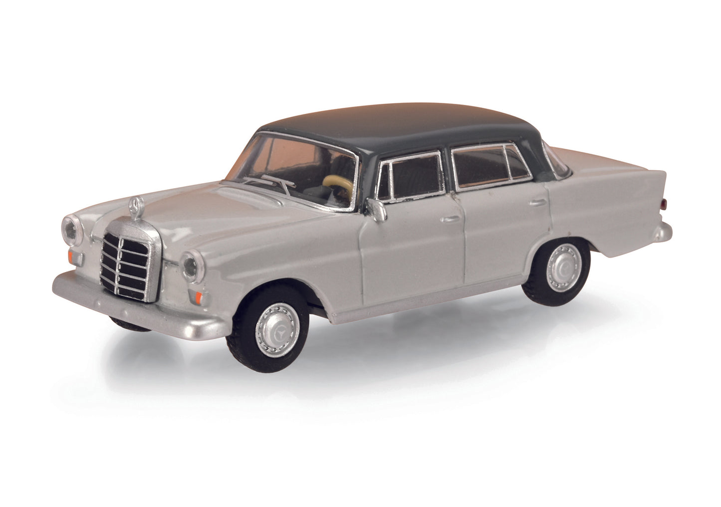 Schuco 452034500 - MB 200 D Heckfl.hellgrau 1:64 EAN: 4007864058457, at Ajckids.com, authorized Schuco dealer for the USA.