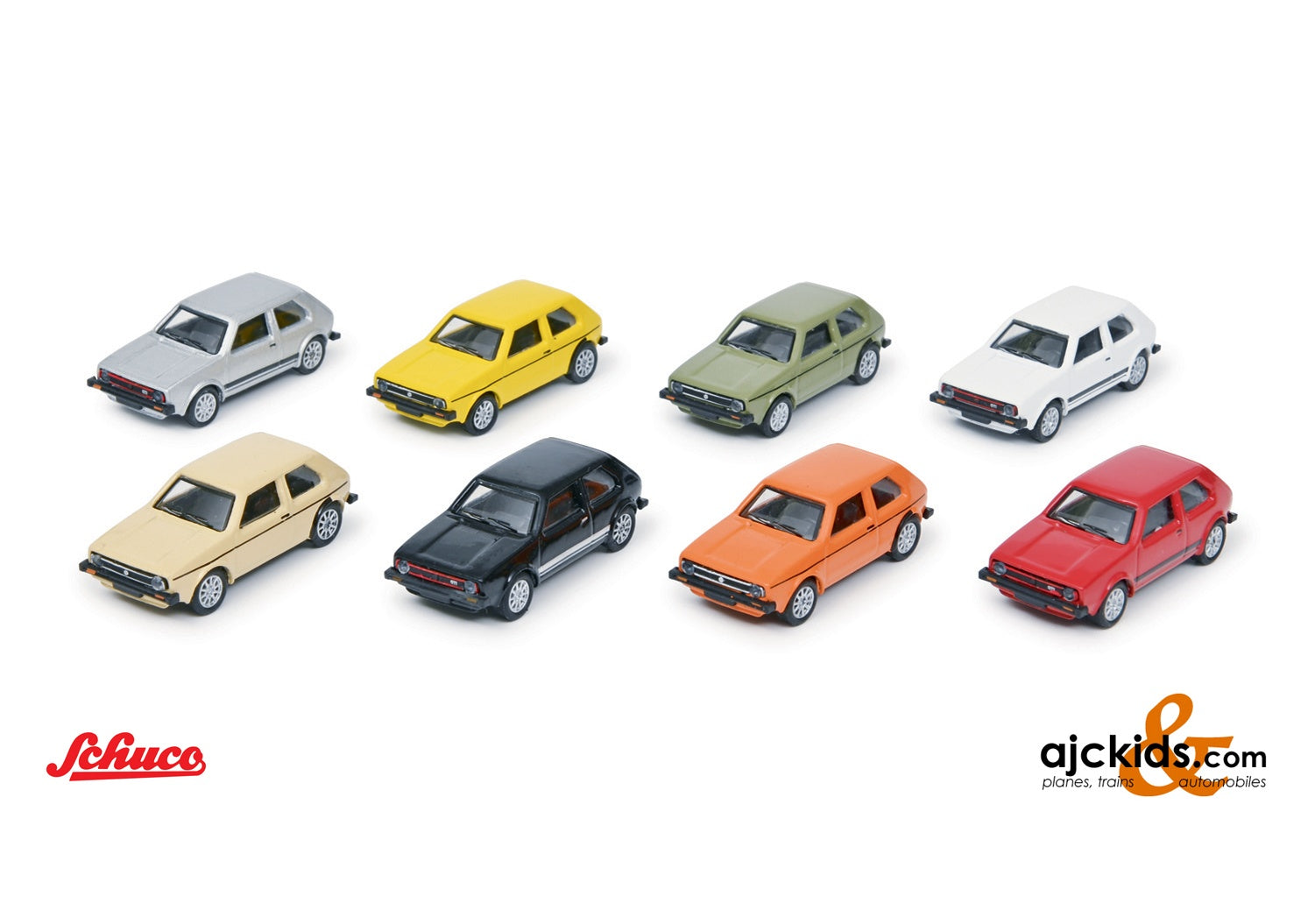 Schuco Piccolo VW Golf I GTI ゴルフ VOLKSWAGEN GOLF I GTI BLACK 1/87 (HO) DIECAST MODEL CAR BY SCHUCO