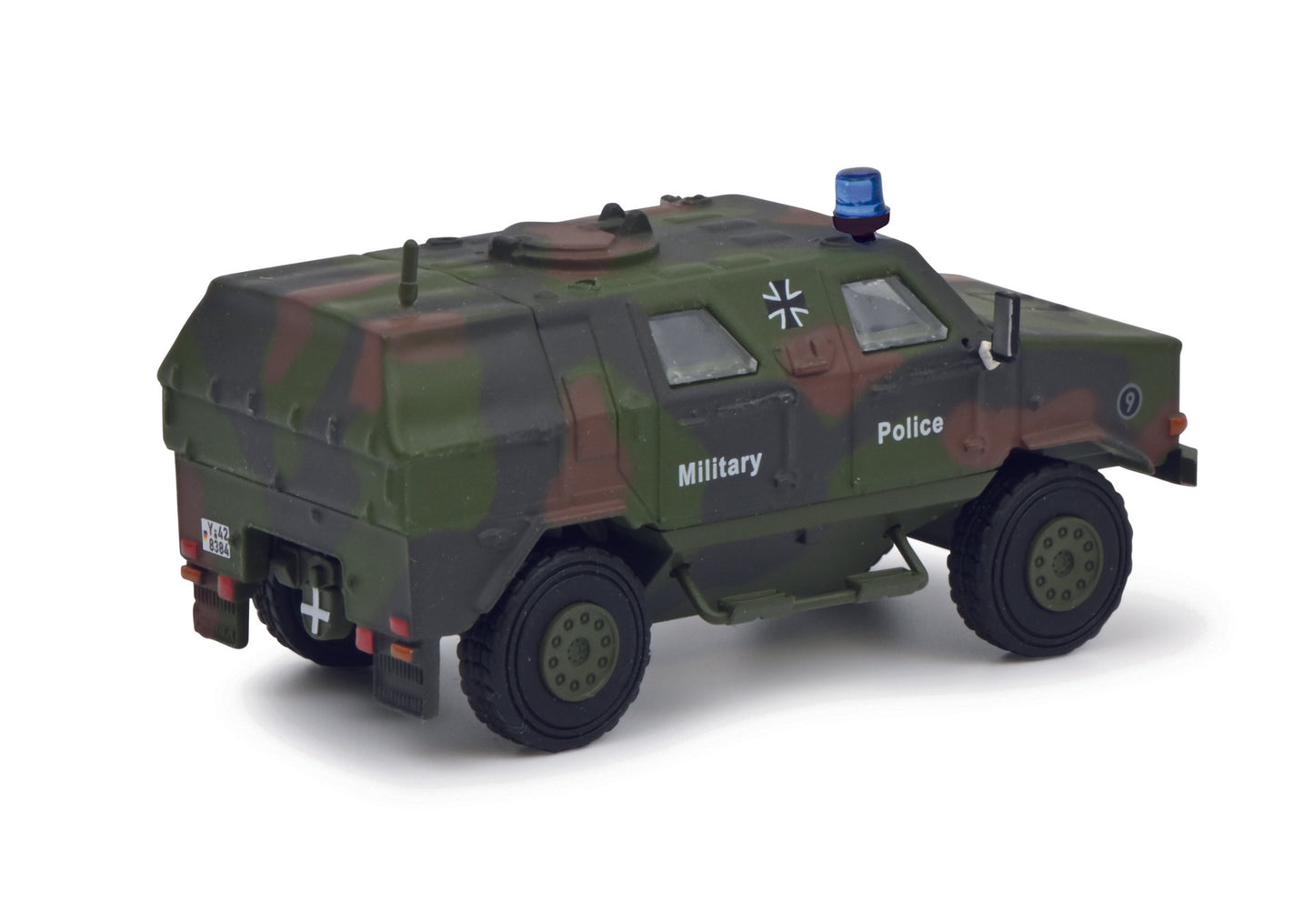 Schuco 452666800 - Dingo I Military Police 1:87 EAN: 4007864063819, at Ajckids.com, authorized Schuco dealer for the USA.