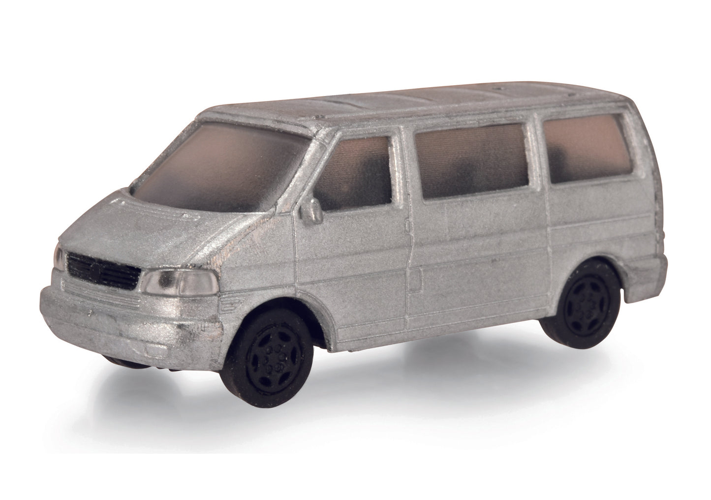 Schuco 452667500 - VW T4 Caravelle silver 1:87 EAN: 4007864063512, at Ajckids.com, authorized Schuco dealer for the USA.