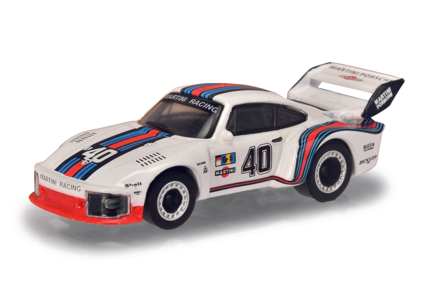 Schuco 452669500 - Porsche 935 #40 Martini 1:87 EAN: 4007864064076, at Ajckids.com, authorized Schuco dealer for the USA.