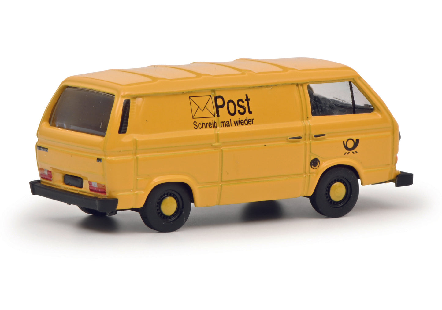Schuco 452671200 - VW T3 DBP gelb 1:87 EAN: 4007864063604, at Ajckids.com, authorized Schuco dealer for the USA.