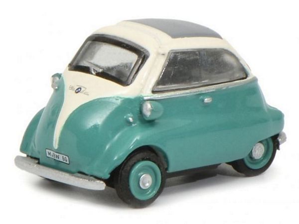 Schuco 452654100 - BMW Isetta, beige-Turquoise 1:87