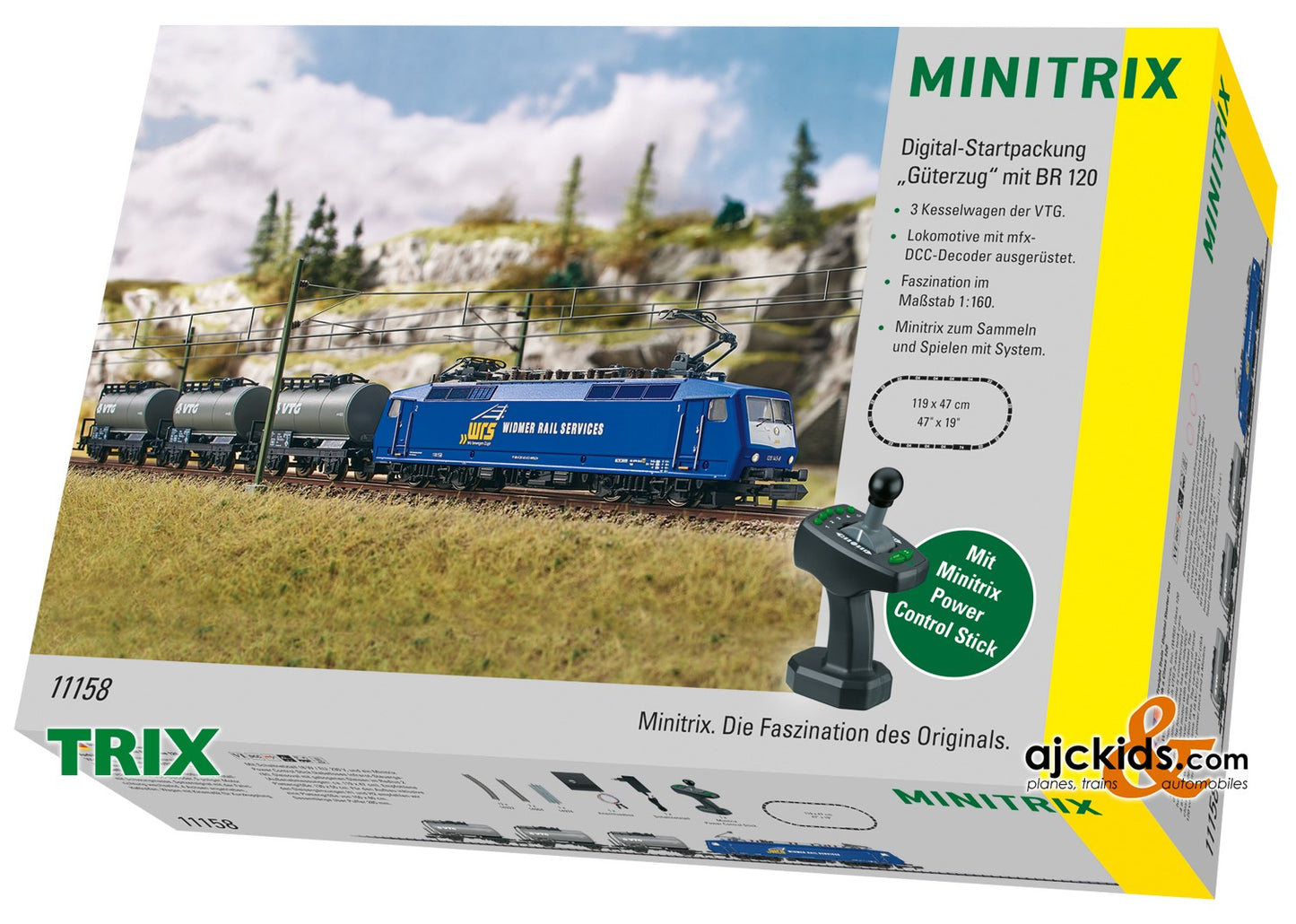 Trix 11158 - Freight Train Digital Starter Set with a Class 120