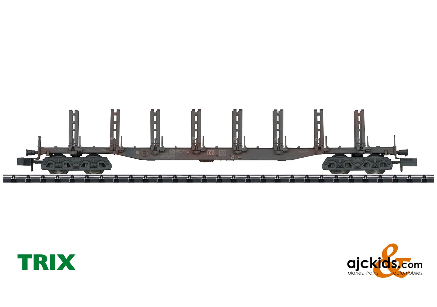 Trix 15485 - Flat Car with Trucks and Tie-Down Fastenings