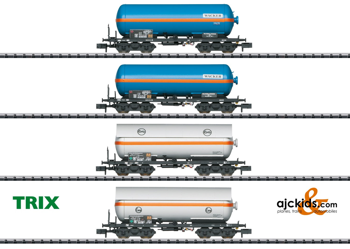 Trix 15538 - Compressed Gas Tank Car Car Set