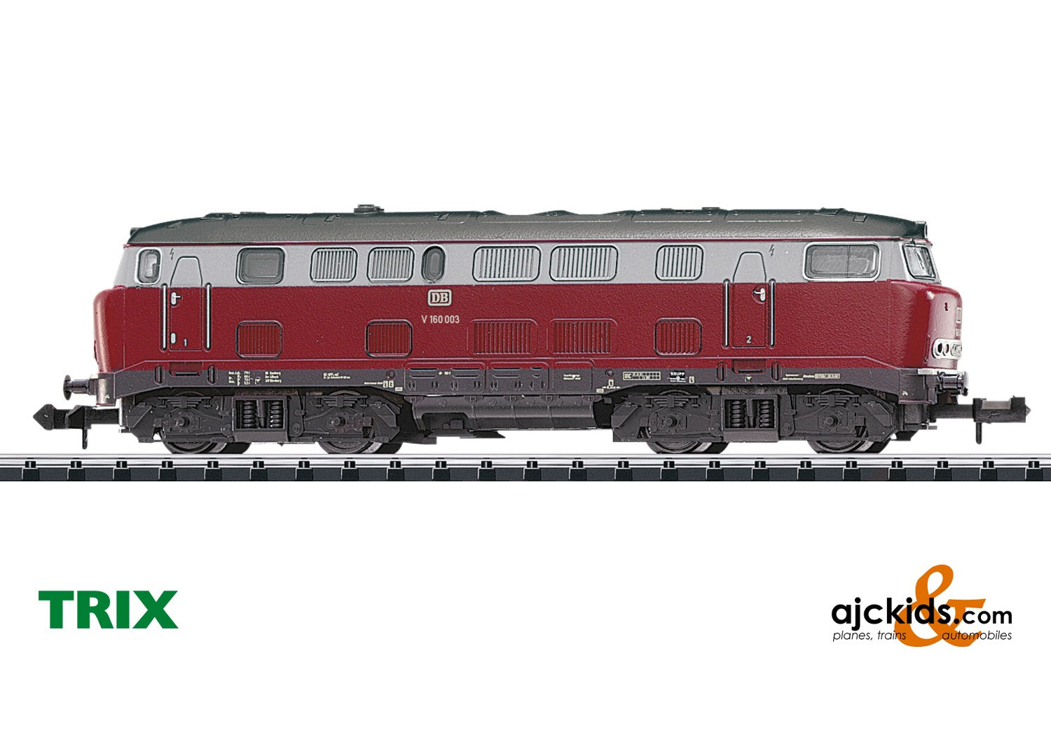 Trix 12758 E-Lok BR 152 Railion Ep Ⅴ 12758 MINITRIX N E-LOK BR 152 Railion Loc rot OVP Spur N 1:160