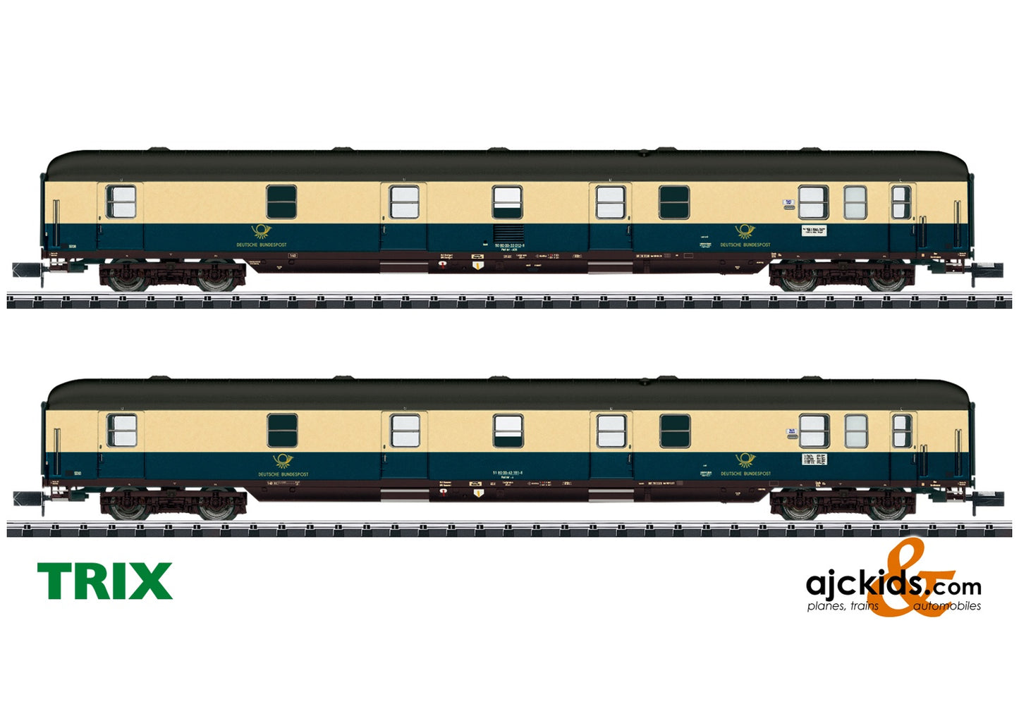 Trix 18201 - German Federal Postal System Car Set