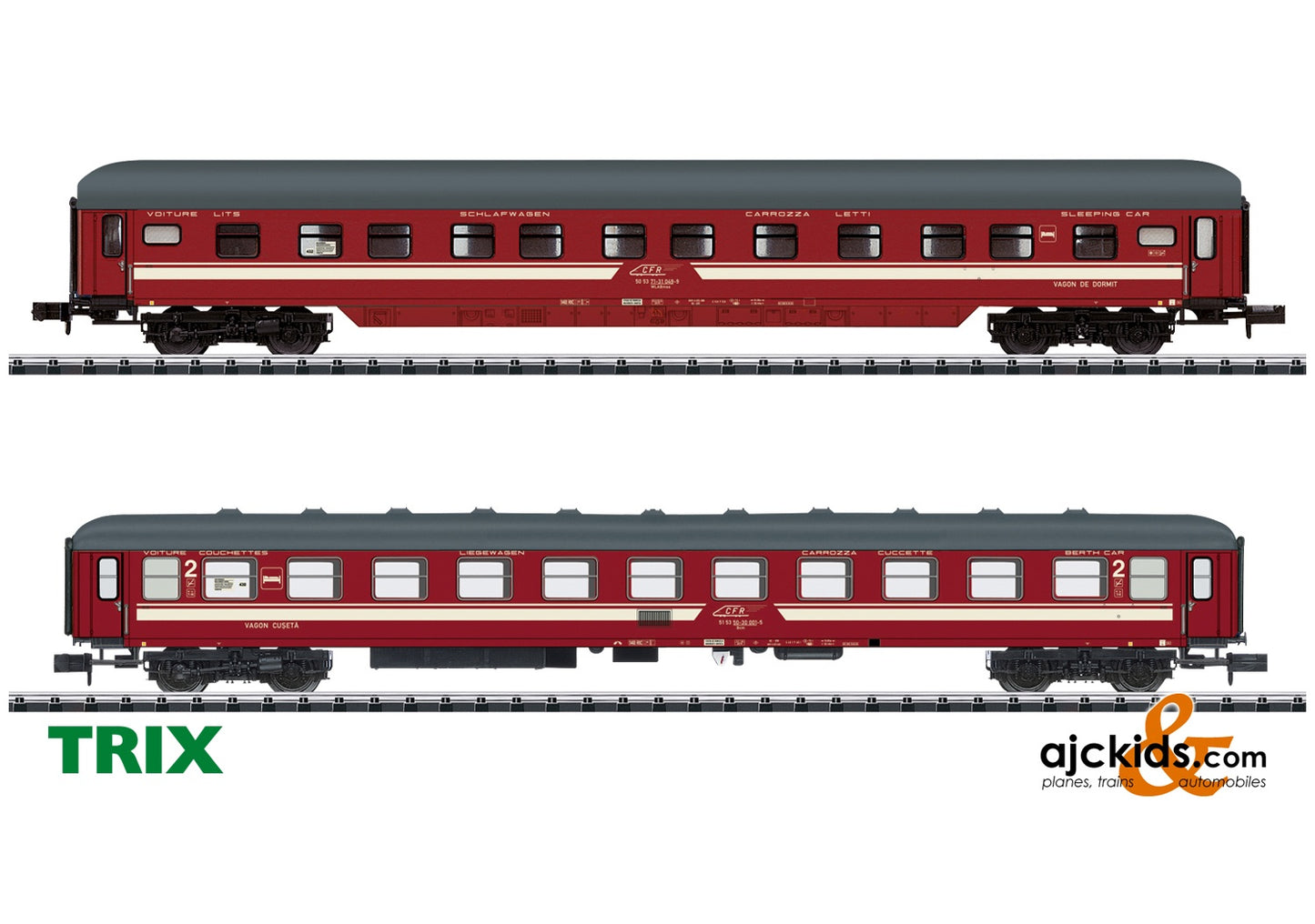 Trix 18254 - EC Venezia Car Set Part 3