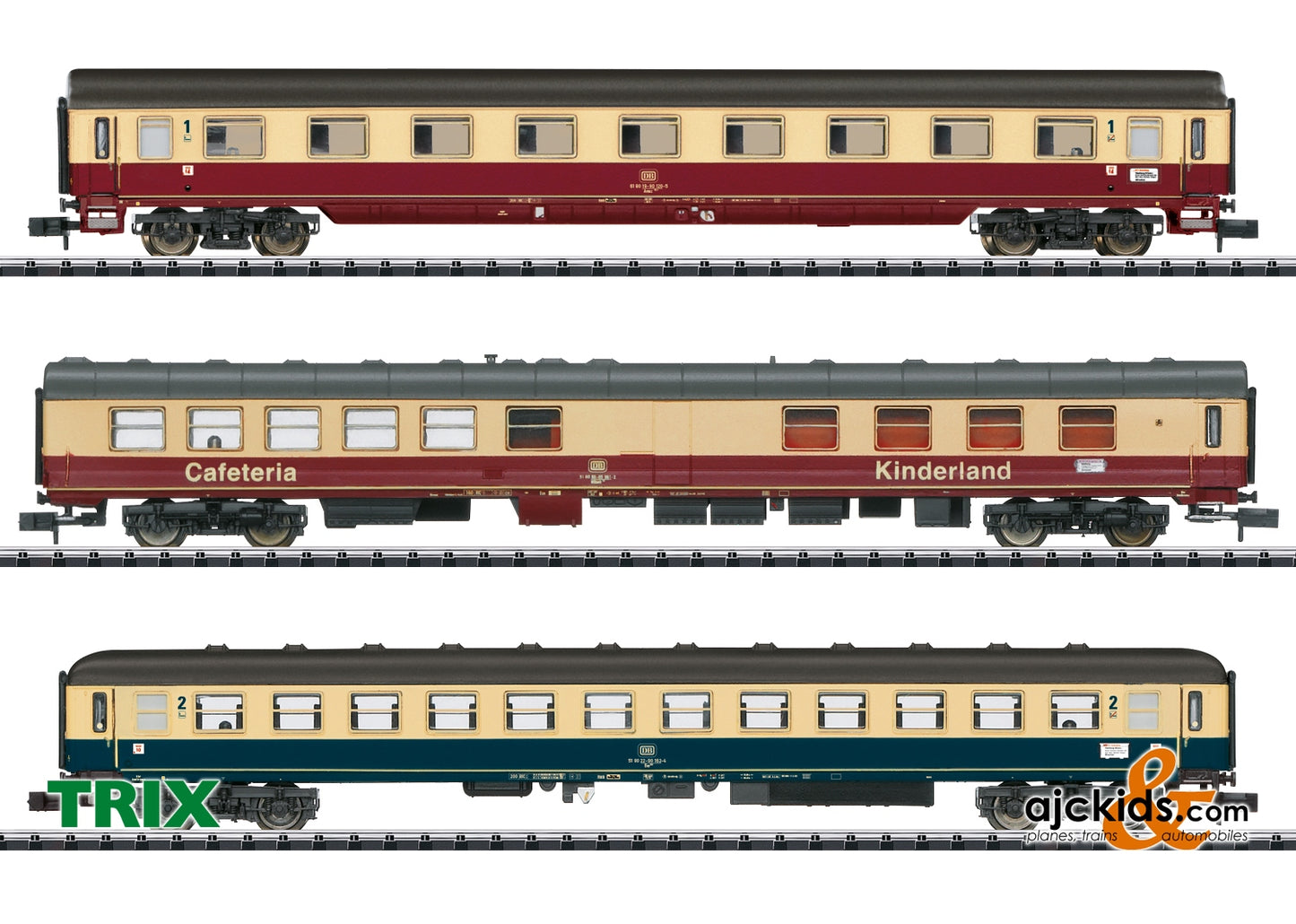 Trix 18274 - FD 1922 Berchtesgadener Land Express Train Passenger Car Set 1