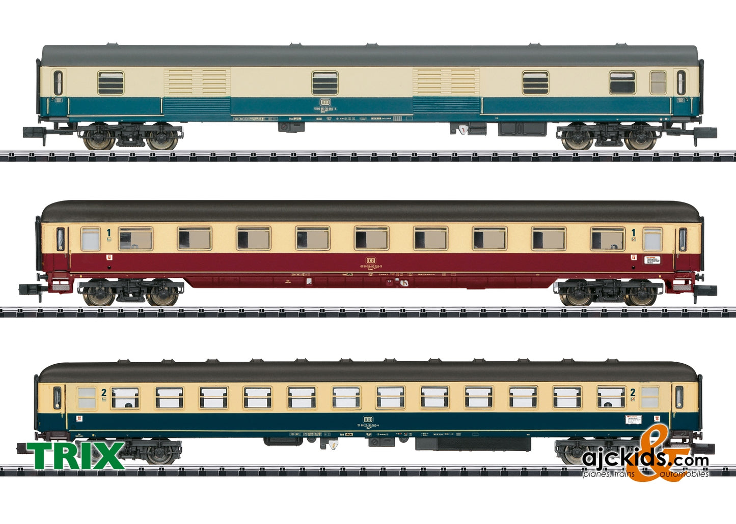 Trix 18275 - FD 1922 Berchtesgadener Land Express Train Passenger Car Set 2