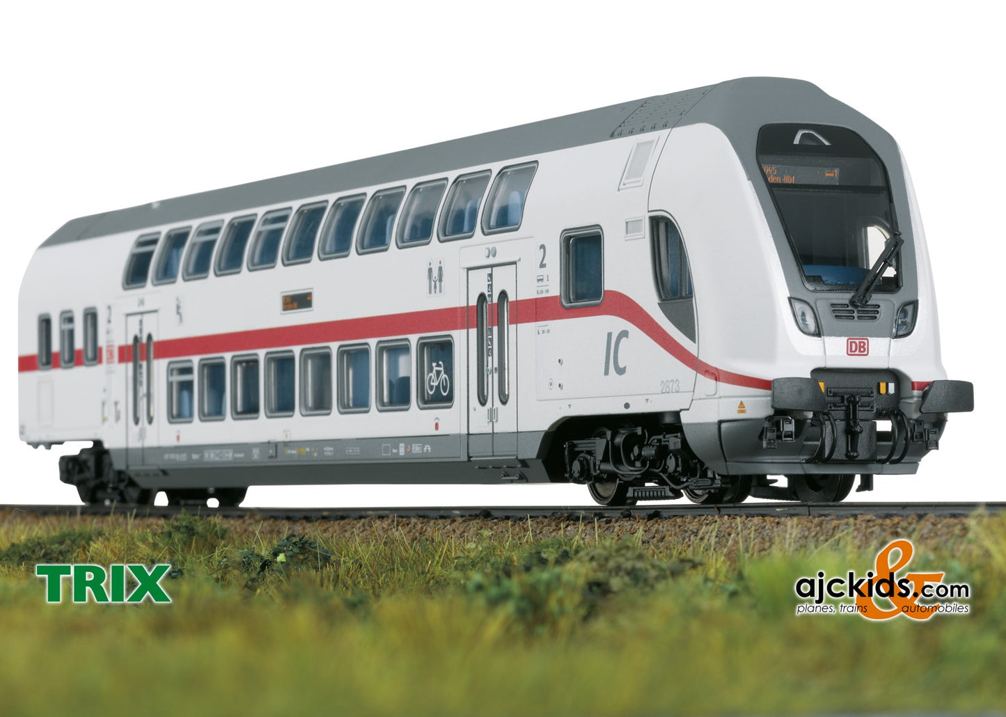 Trix 23255 - IC2 Type DBpbzfa 668.2 Bi-Level Cab Control Car, 2nd Class