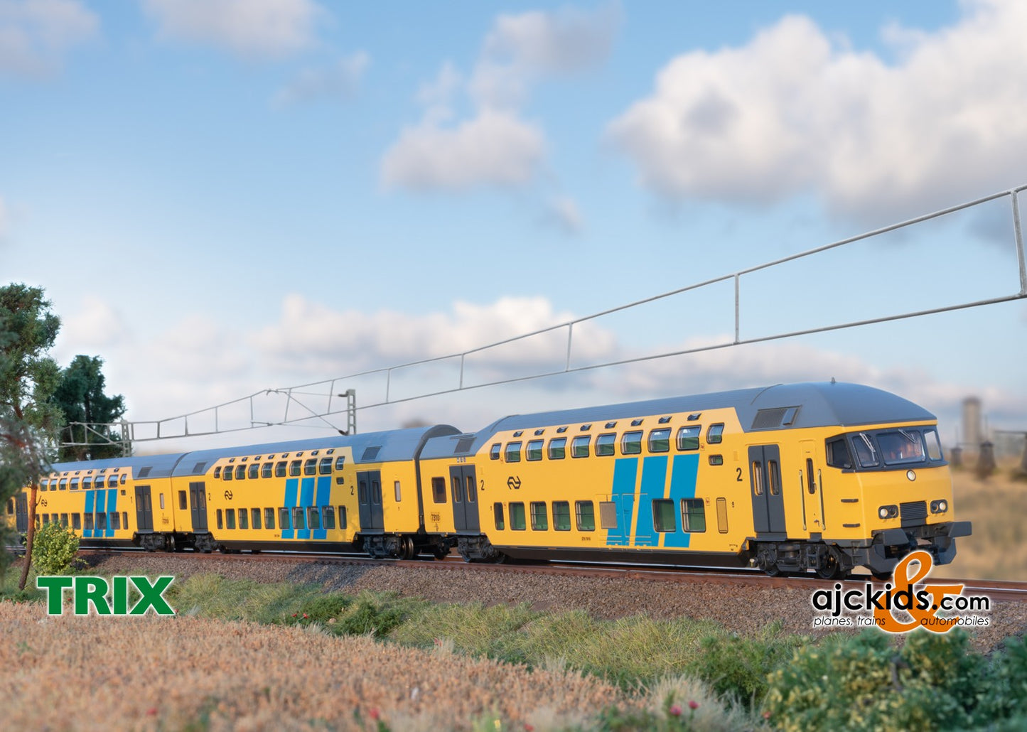 Trix 23279 - Bi-Level Cab Control Car, 2nd Class