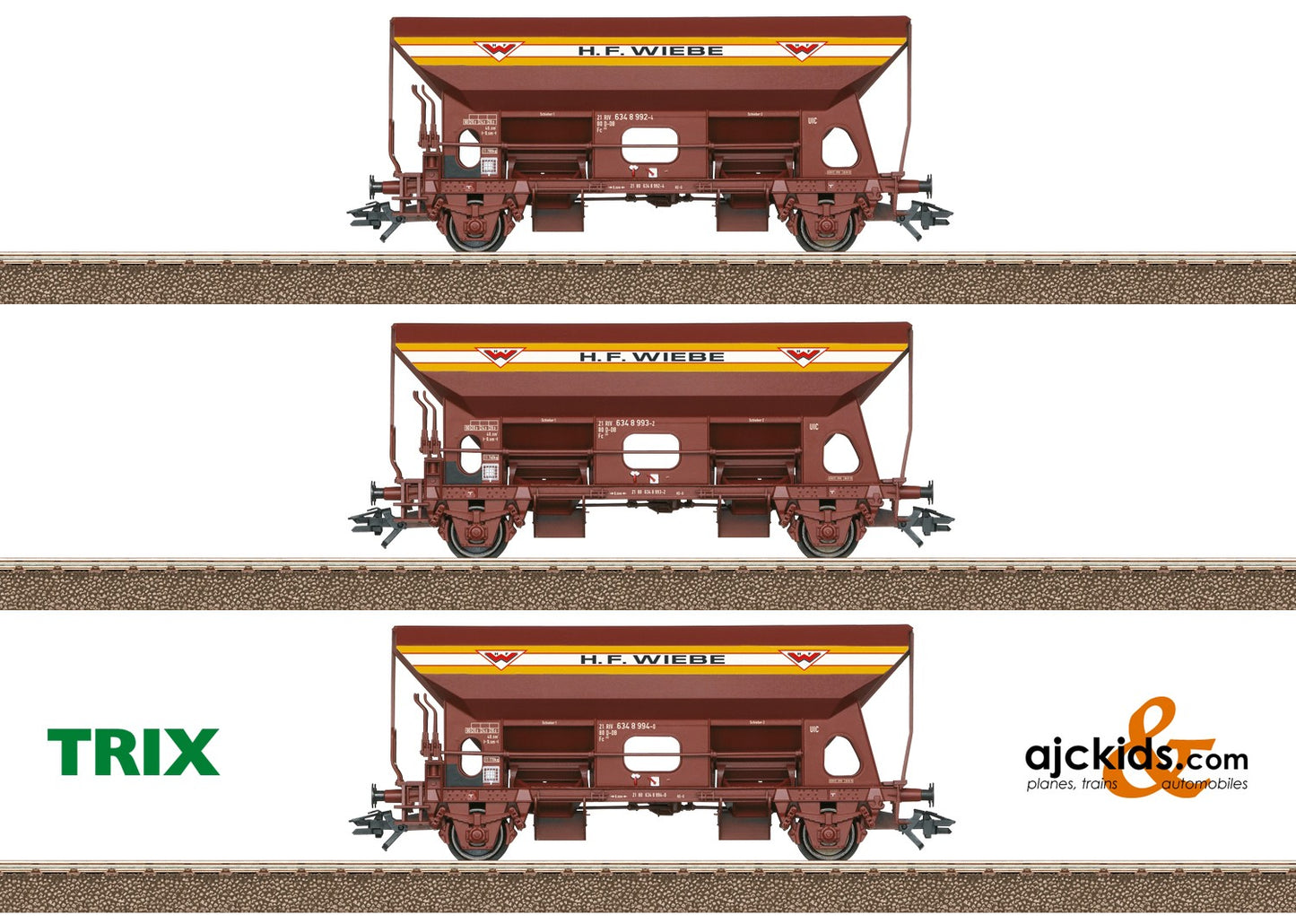 Trix 24142 - Type Fc 090 Dump Car Set