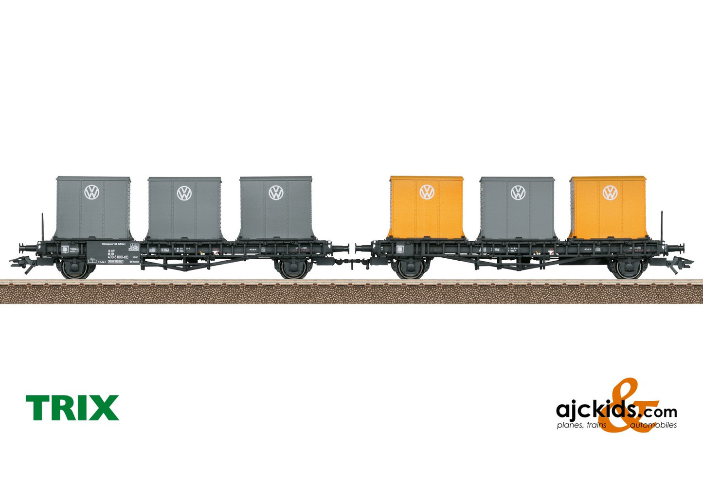Trix 24161 - Type Laabs Container Transport Car