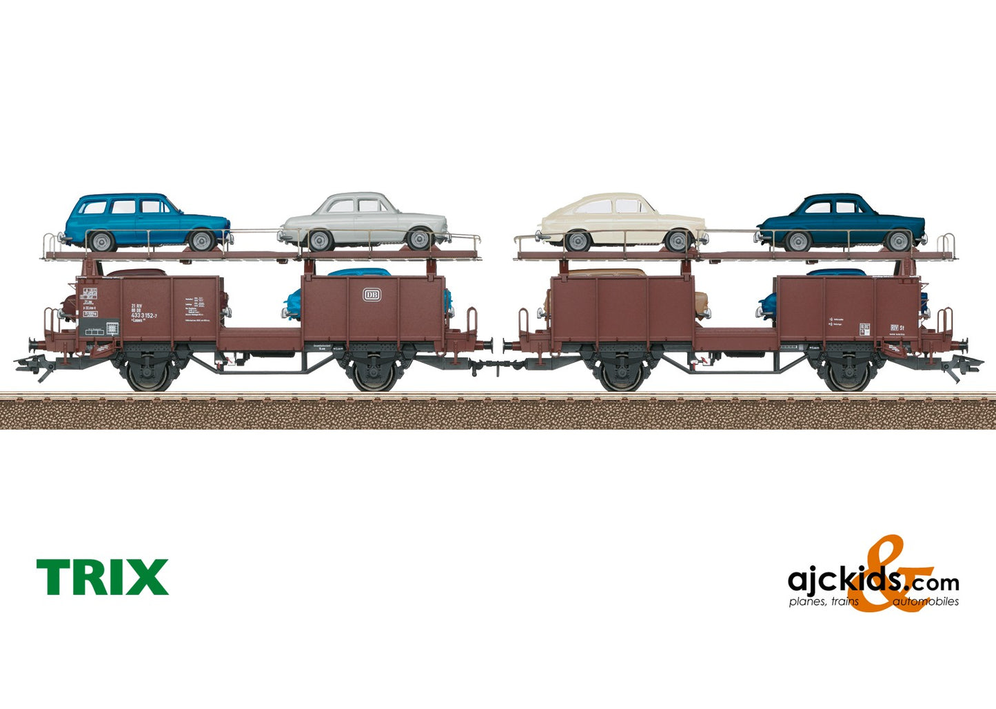 Trix 24332 - Type Laaes Auto Transport Car