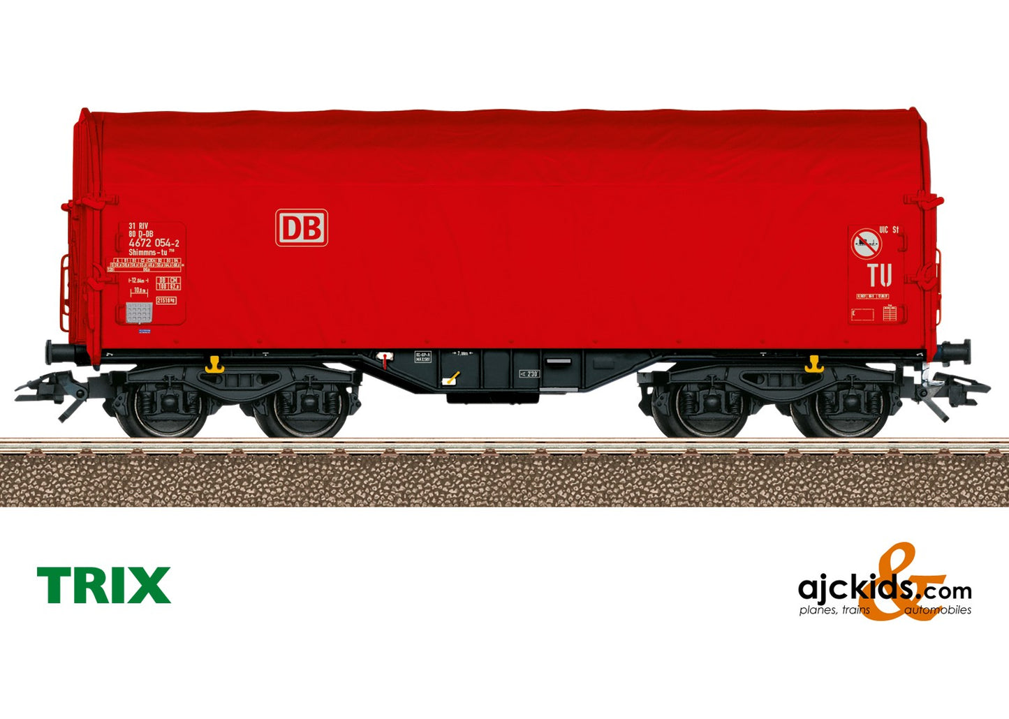 Trix 24380 - Type Shimmns Sliding Tarp Car