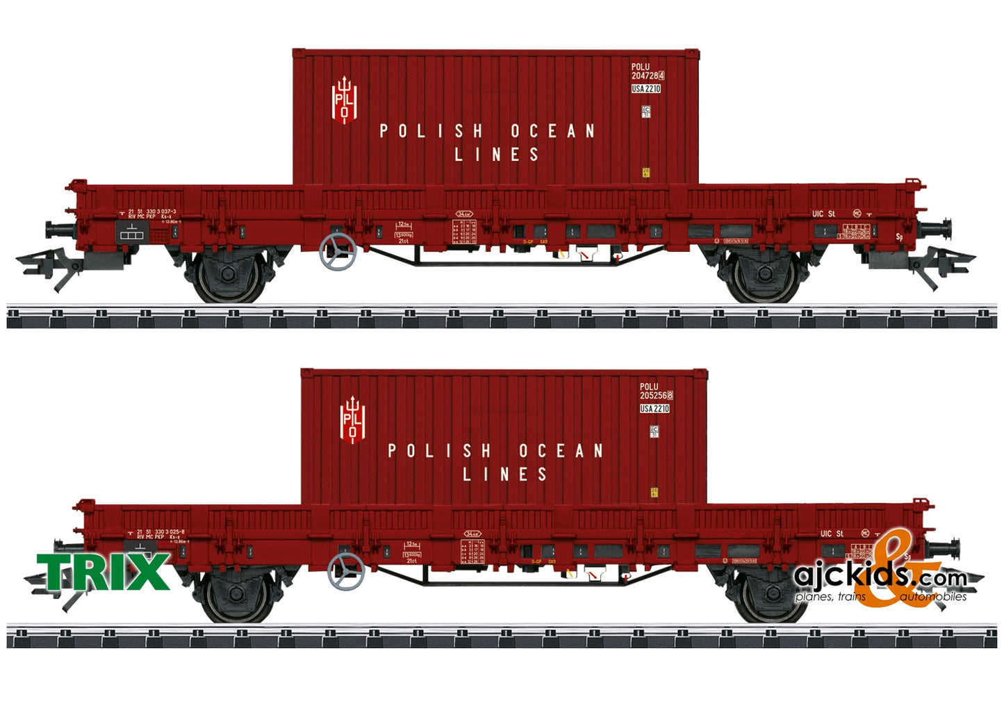 Trix 24555 - Low Side Car Set