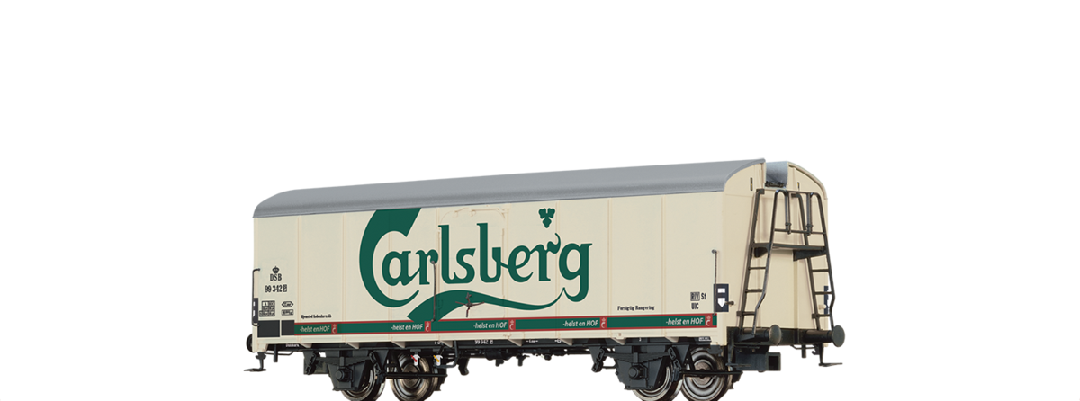 Brawa 50688 - Refrigerator Car 1 "CARLSBERG" DSB
