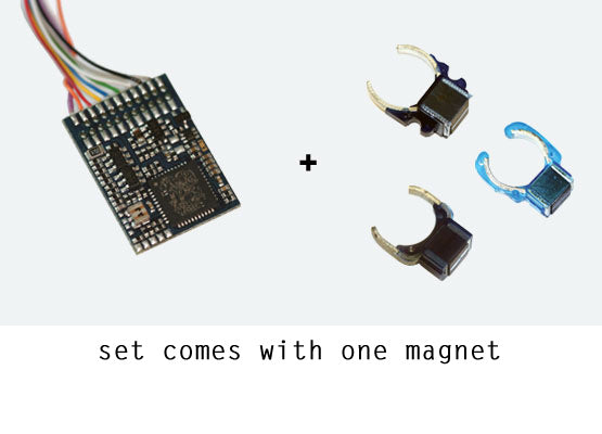 ESU 64632 - LokPilot digital set 3, LokPilot V4.0 M4 64610, field magnet 51962, shielded choke