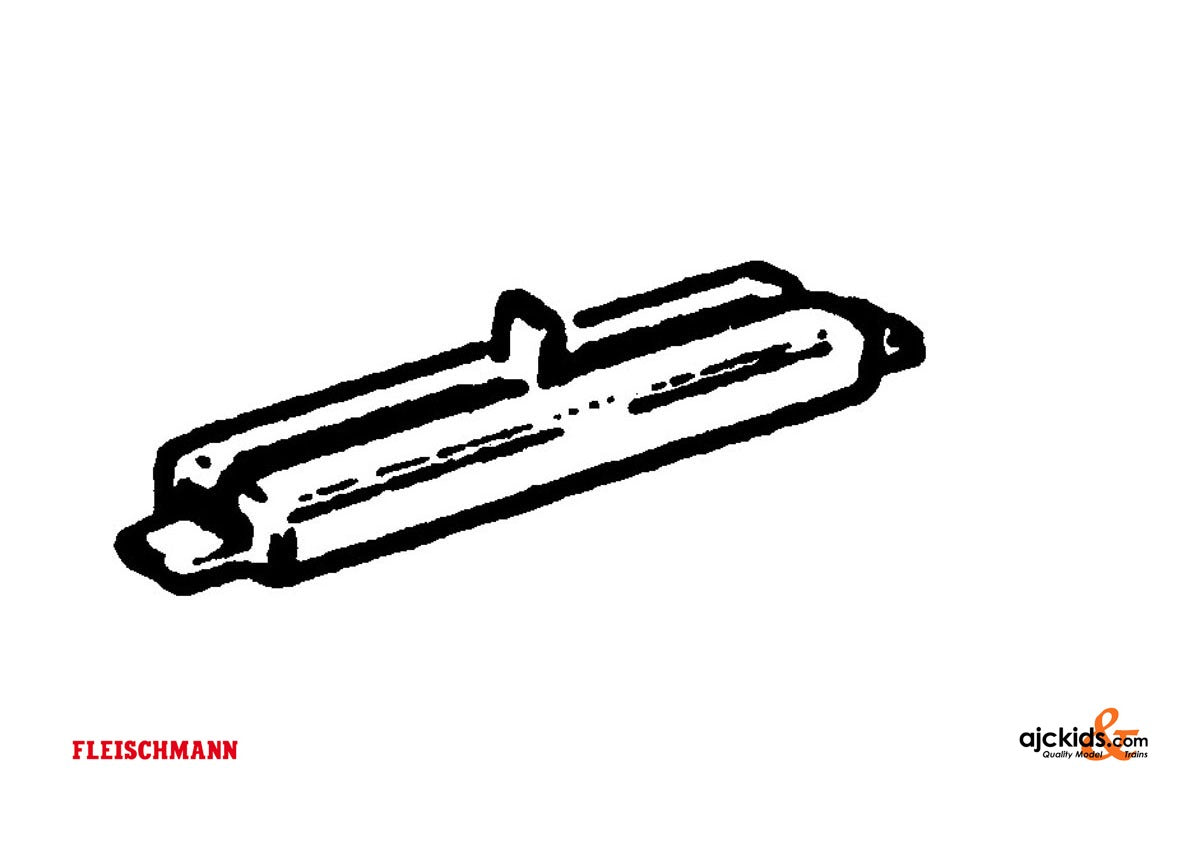 Fleischmann 22214 - Rail joiners plastic, gauge N