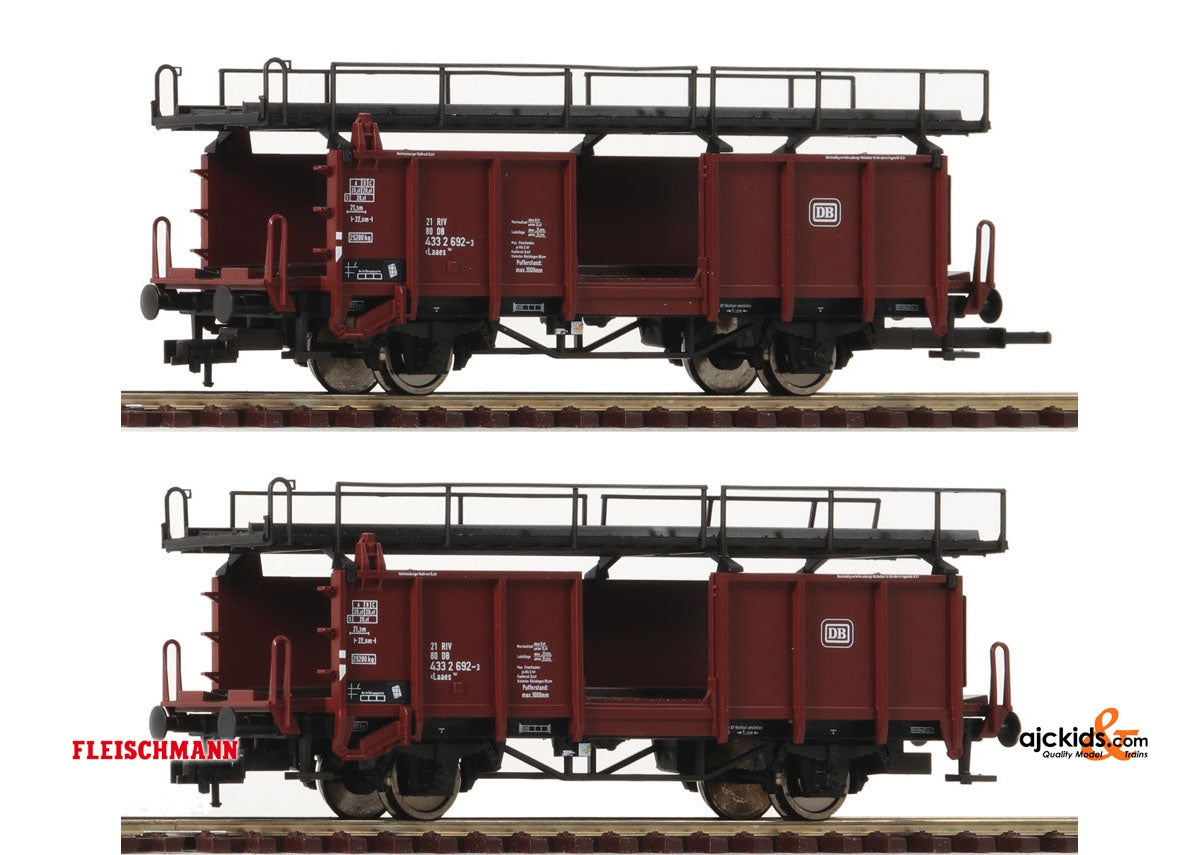 Fleischmann 522401 - 2piece set: Car carrier wag