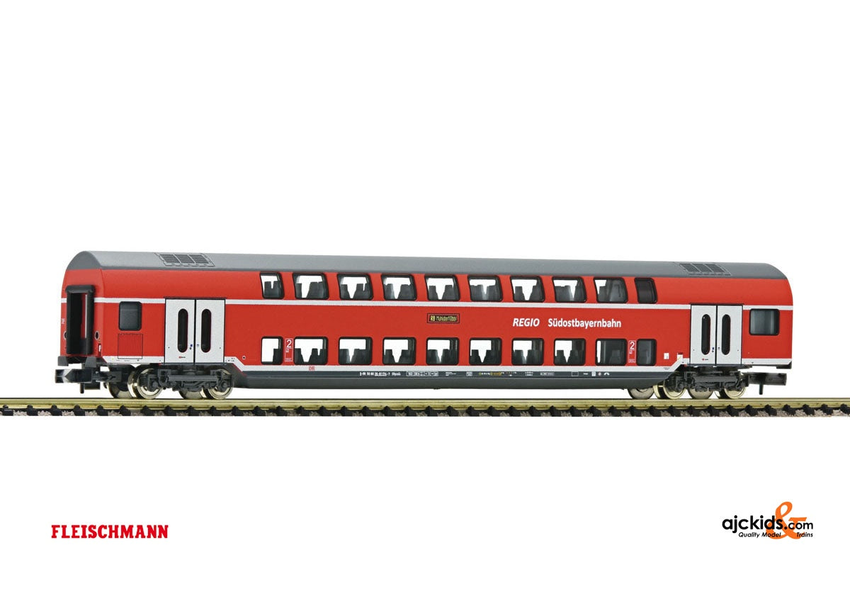 Fleischmann 862808 - 2nd class double-deck coach DB AG 2.# red