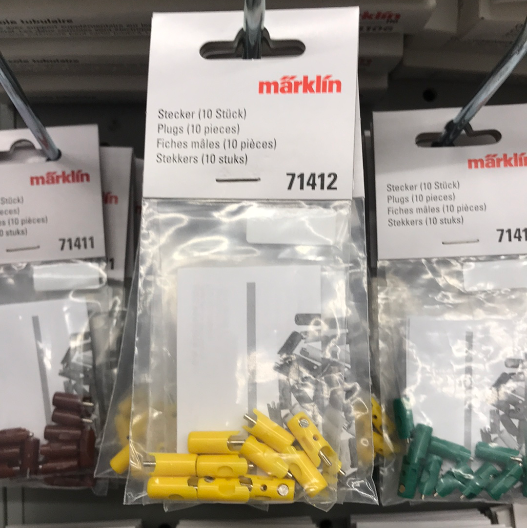 Marklin 71412 - Plugs new style yellow (male)