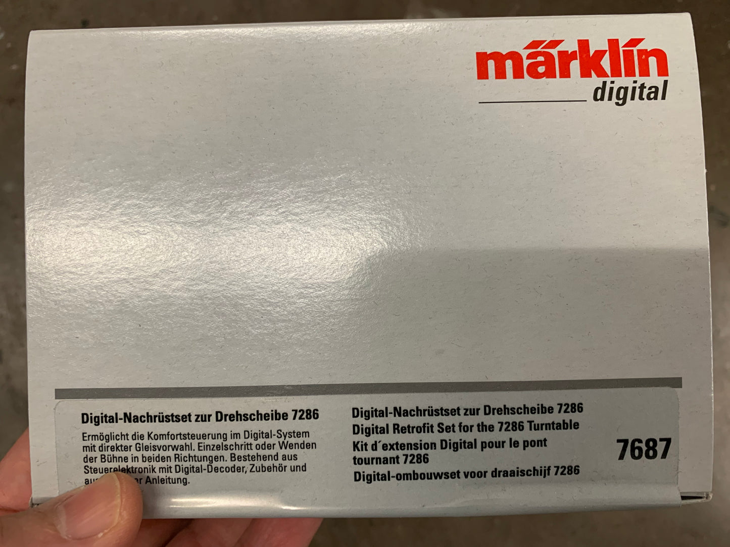 Marklin 7687 - Digital Turntable Retrofit Set 7286 Turntable (new version)