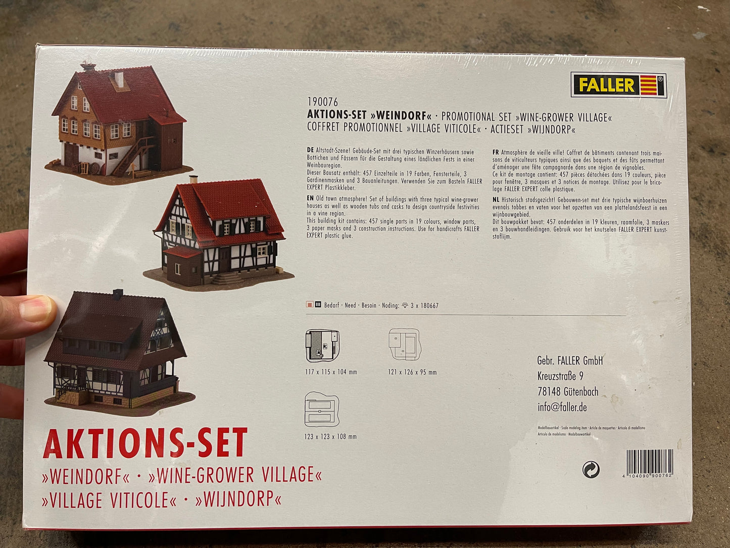 Faller 190076 - Promotional Set Wine-grower village