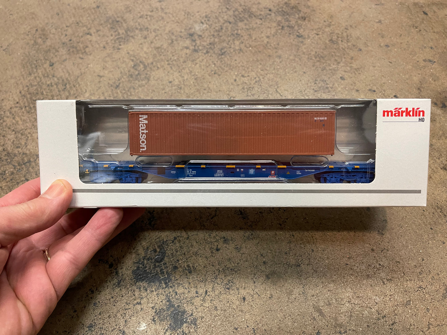 Marklin 47136 - Type Sgnss Container Transport Car