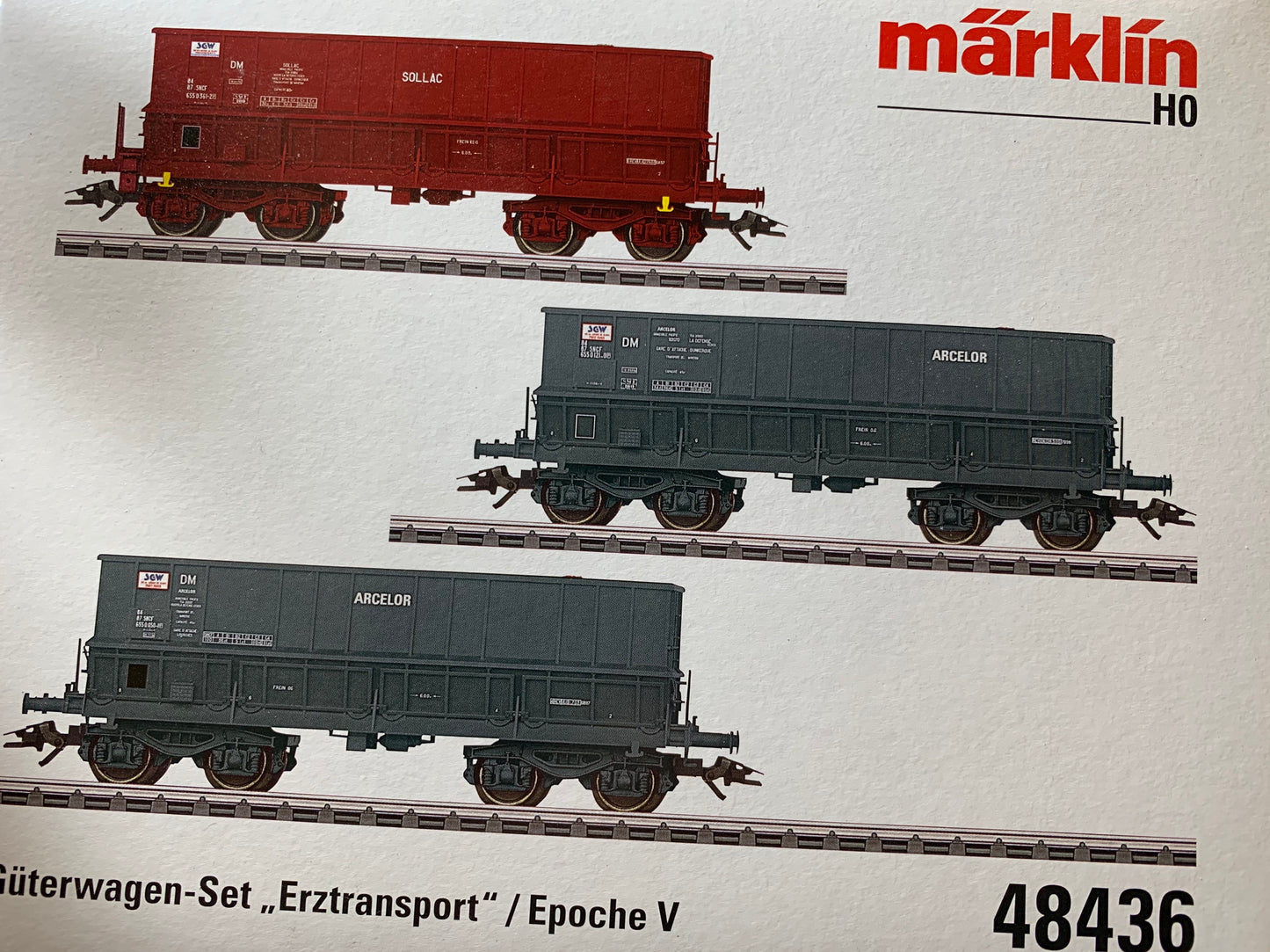 Marklin 48436 - Ore Transport Freight Car Set