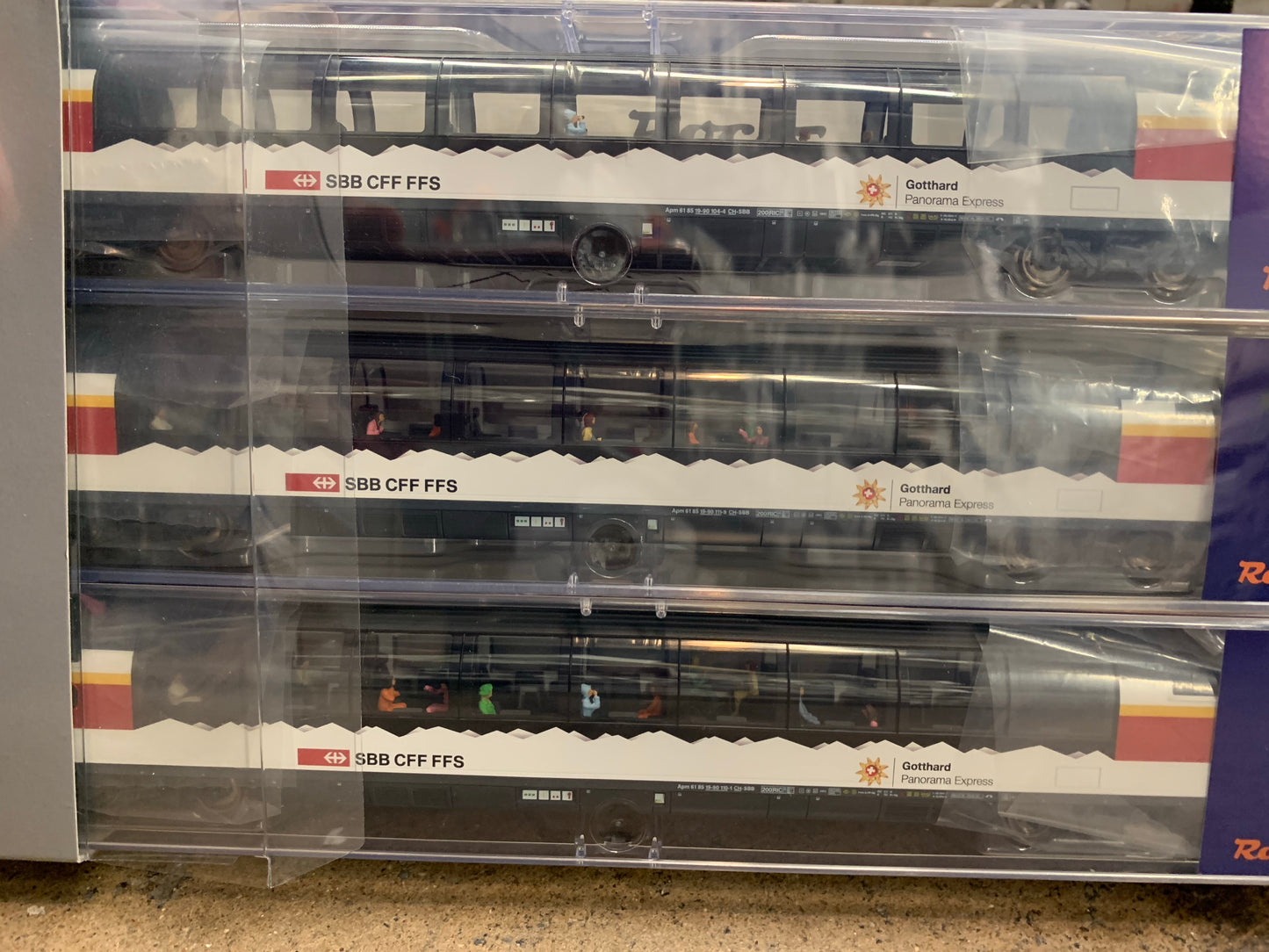 Roco 74081 - 3 piece set 1: "Gotthard Panorama Express"