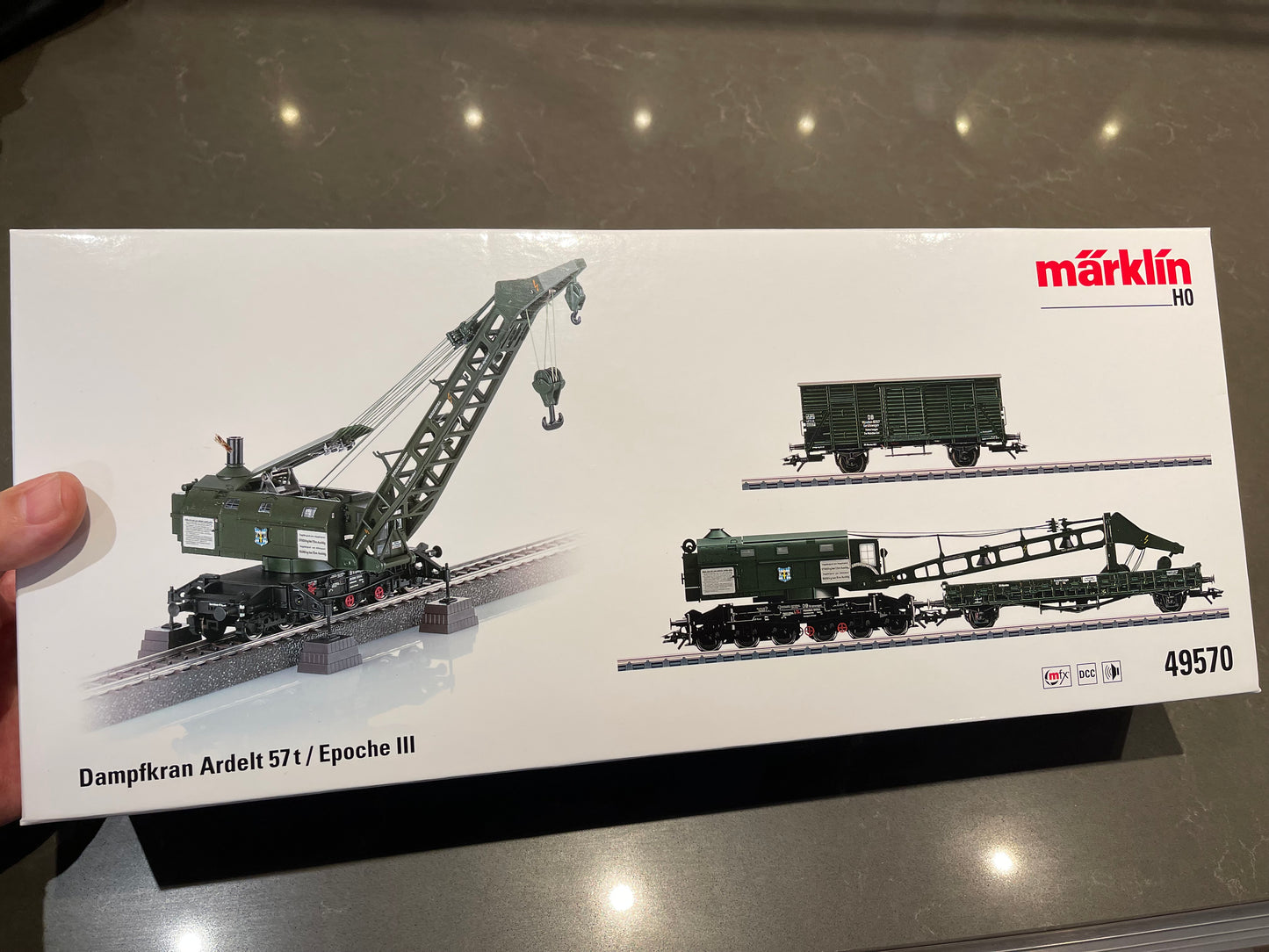 Marklin 49570 - Ardelt 57 Metric Ton Steam Crane
