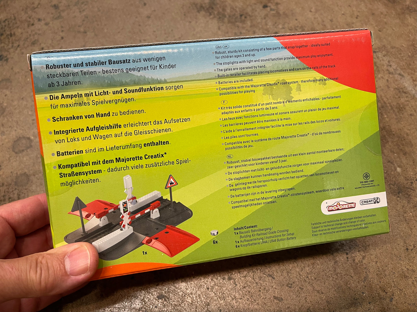 Marklin 72215 - Marklin my world Railroad Grade Crossing with Light and Sound Function