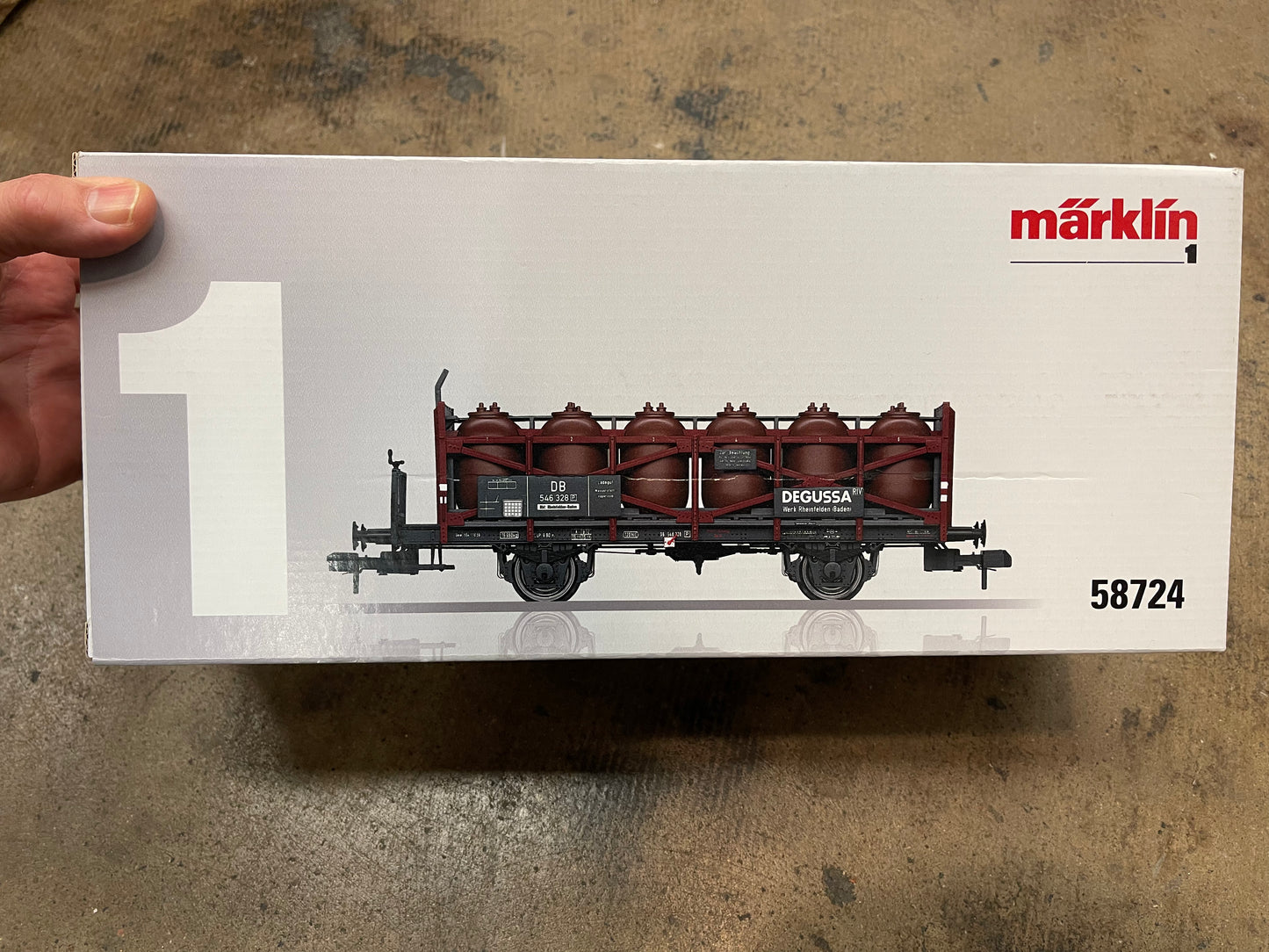 Marklin 58724 - Degussa Acid Transport Car at Ajckids.com