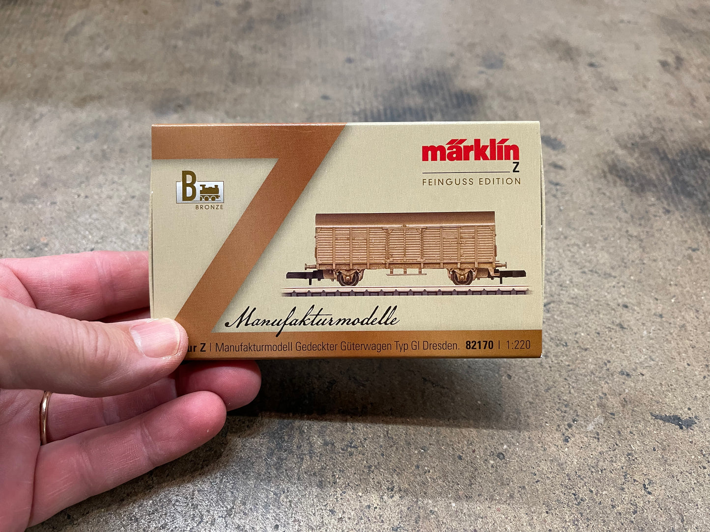 Marklin 82170 - Type Gl Dresden Boxcar in Real Bronze (part 1)