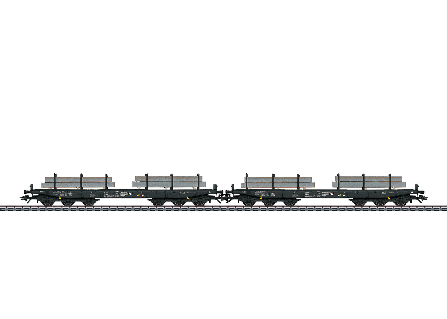 Marklin 48658 - Freight Car Set with steel slabs