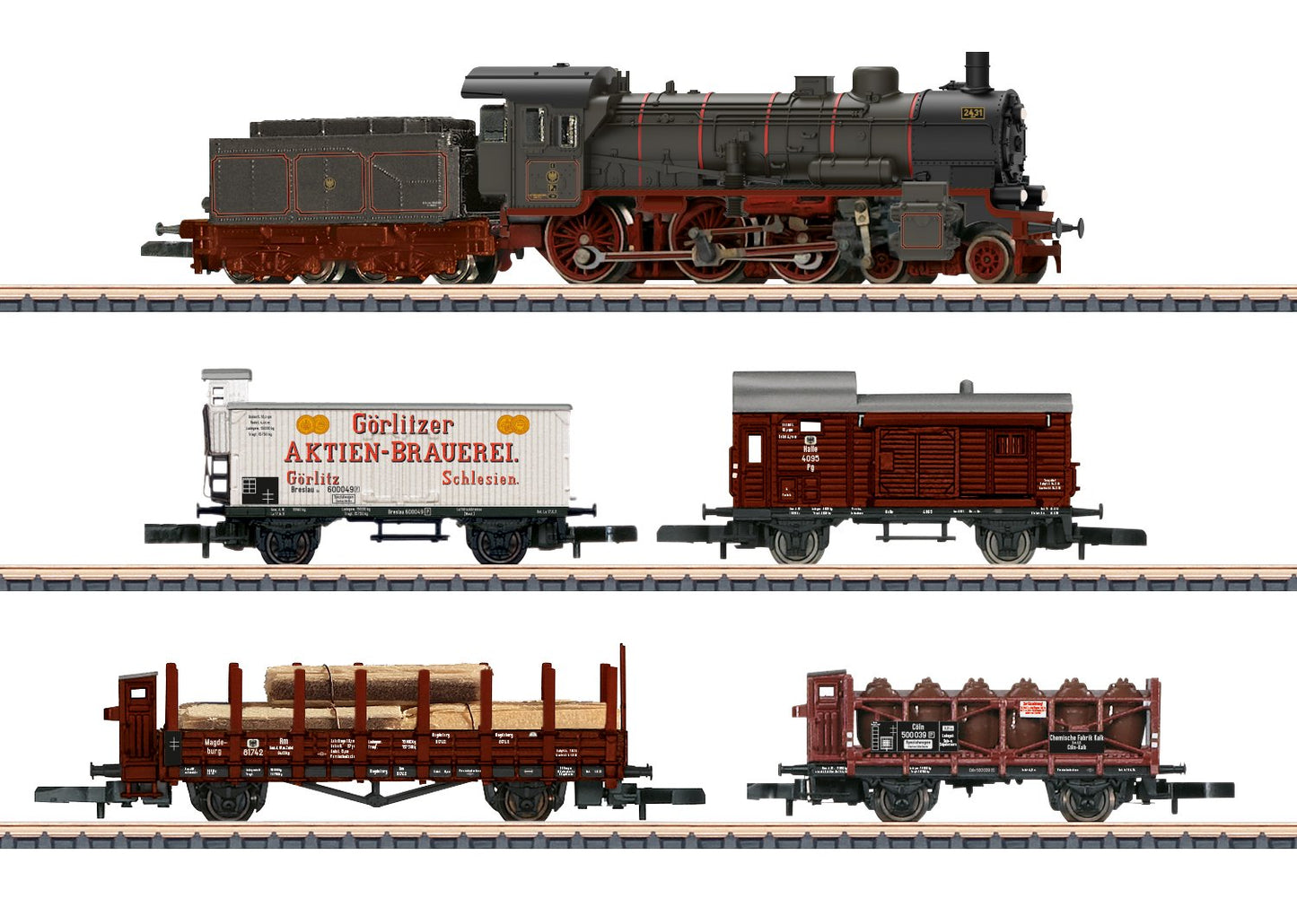 Marklin 81302 - K.P.E.V. Provincial Railroad Freight Train Set