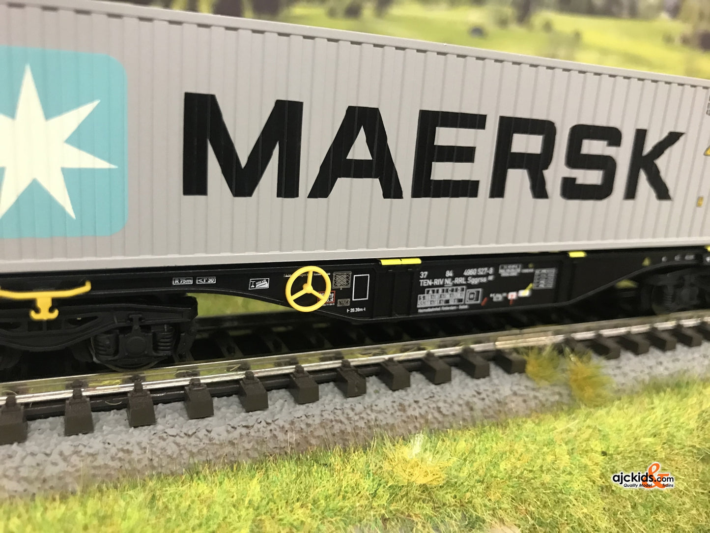 Marklin 47806 - Type Sggrss Double Container Transport Car Maersk Safmarine