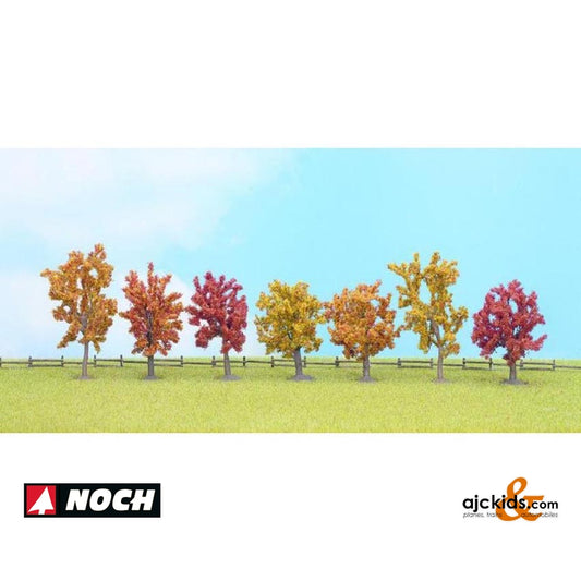 Noch 25070 - Autumn Trees 8-10cm (7 pieces)
