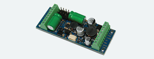 ESU 54640 - LokPilot XL V4.0 MM/DCC/SX/M4, 8 outputs, 4 servos, PowerPack, with screwing terminals