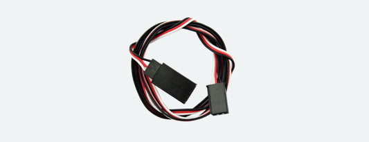 ESU 51810 - Servo extension cable: 3-pole J/R plug on J/R / Futaba socket, length: 75cm