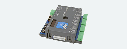 ESU 51830 - SwitchPilot V2.0, 4-pin magnet article decoder, 2xServo, DCC/MM, 1A